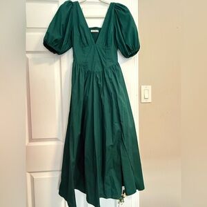 Abercrombie & Fitch Green Midi Dress